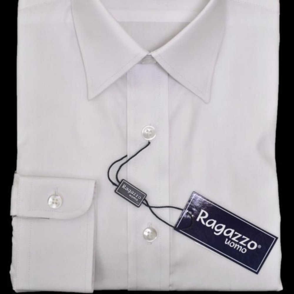 Ragazzo White Longsleeve button down